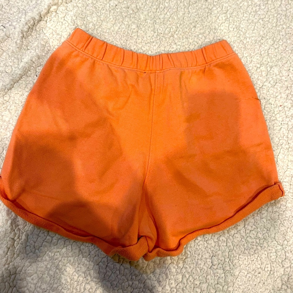 Orange shorts from forever 21. Size Small